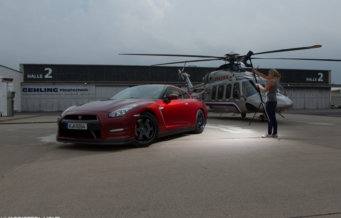 Shooting – Nissan GT-R & Helikopter